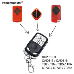 Mais novo controle remoto compatível com porta de garagem b & d tritan tb6 434mhz para bnd tb2 tb5 bd4 bd2 substituição remota 433.92mhz