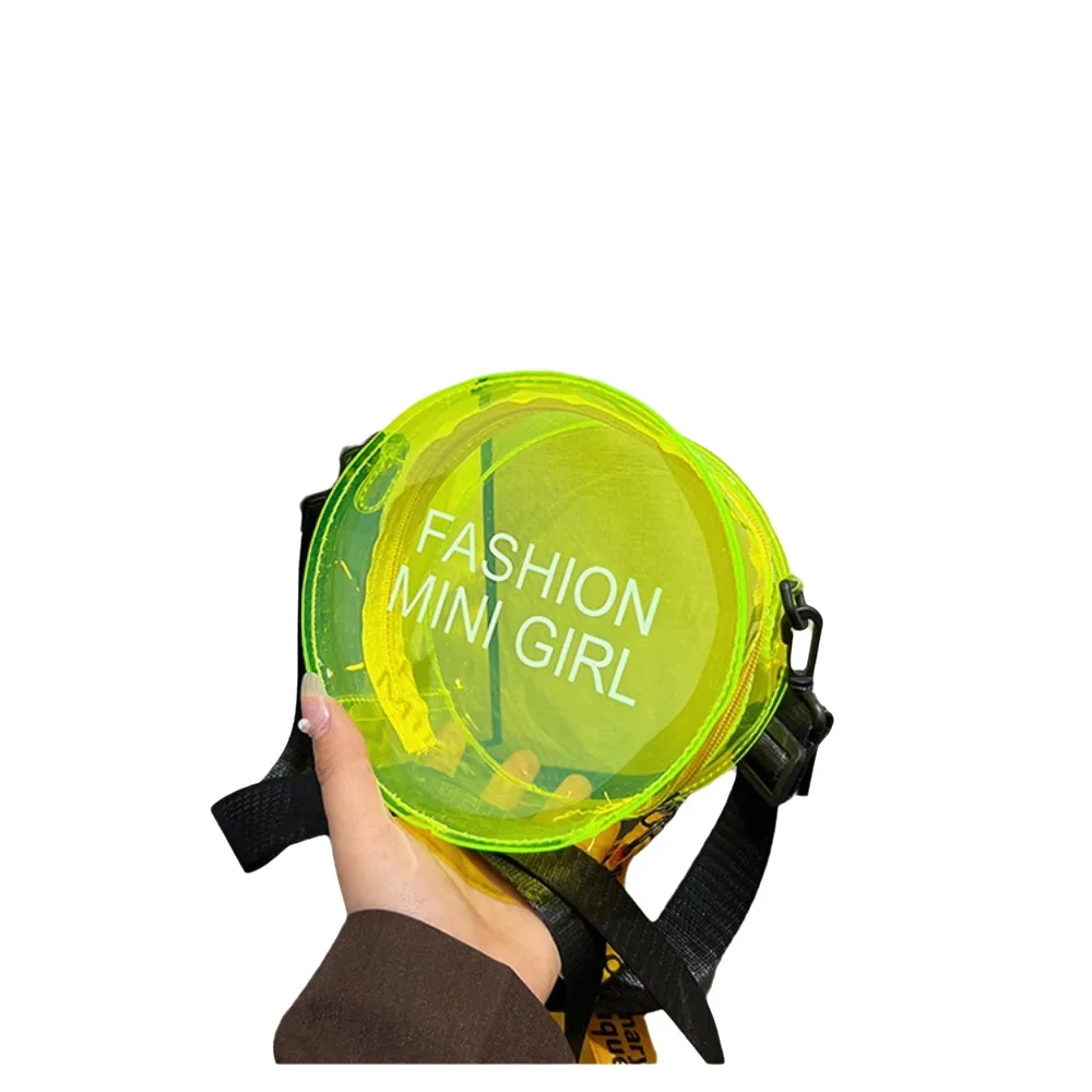 

Водонепроницаемая мини-сумка через плечо из ПВХ с надписью «Фестиваль водных брызг», большая вместимость, круглая, для туалетных принадлежностей