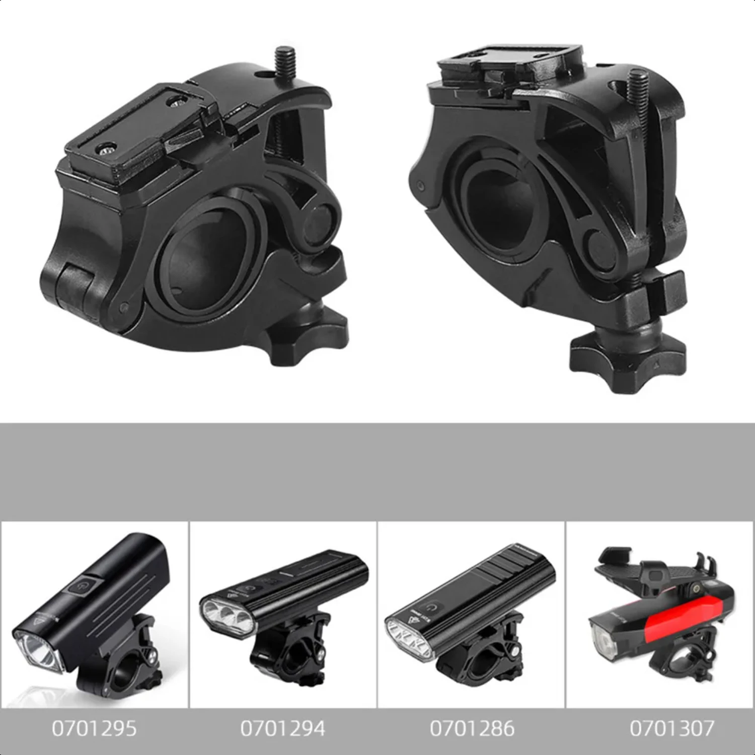 

Bike Light Bracket Mount Bicycle Lamp Stand Cycling Headlight Support 0701295 294 286 307 Lights Bicycle Accessories Biking