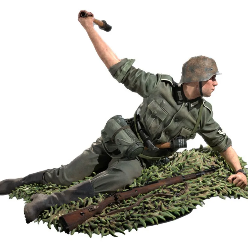 1/35 Scale Resin Figure Assembly Model Kit Scene Soldier Single Gk Diorama Boy Gift Unassembled and Unpainted Diy Toys