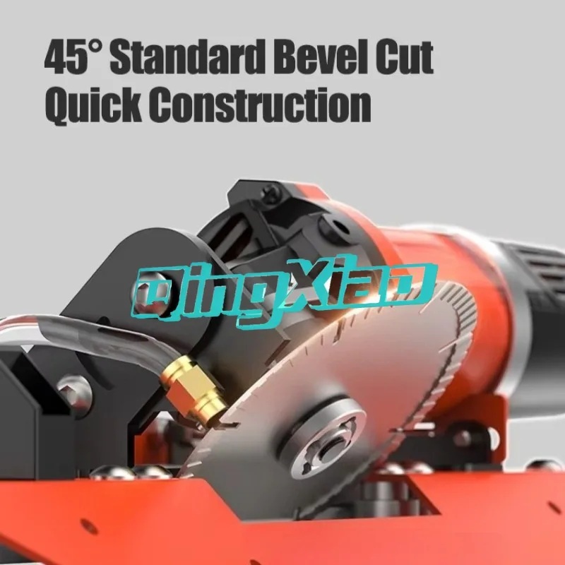 Handheld Electric Tile Chamfering Machine 45 Degree Angle Bevel Cutter Dustless Mitre Tool For Porcelain Marble Seamless Corner view 4