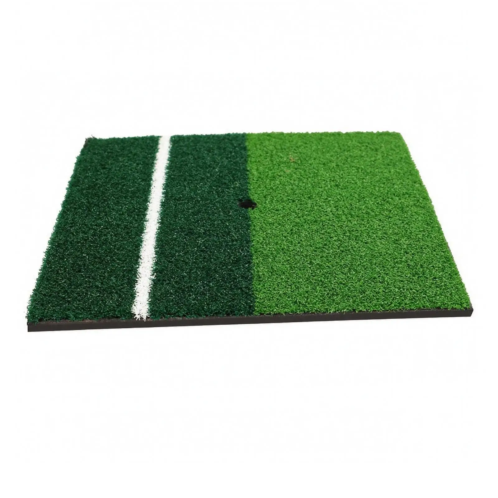 Foldable Golf Practice Mat 30x30cm with White Line for Putting Chipping and Tee Shots