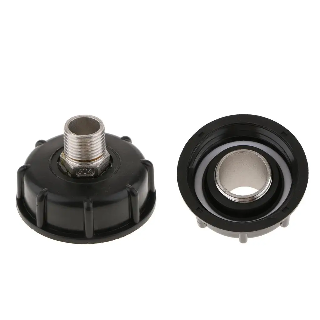 High Quality Plastic 1000L Hose Adapter Fitting Tool Water Tank Connector for IBC Barrel Garden Irrigation - view 5