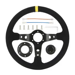 350mm 14inch Car Steering Wheel Drift Racing Game Steering Wheel Universal 70mm PCD For Logitech G29 G920 G923