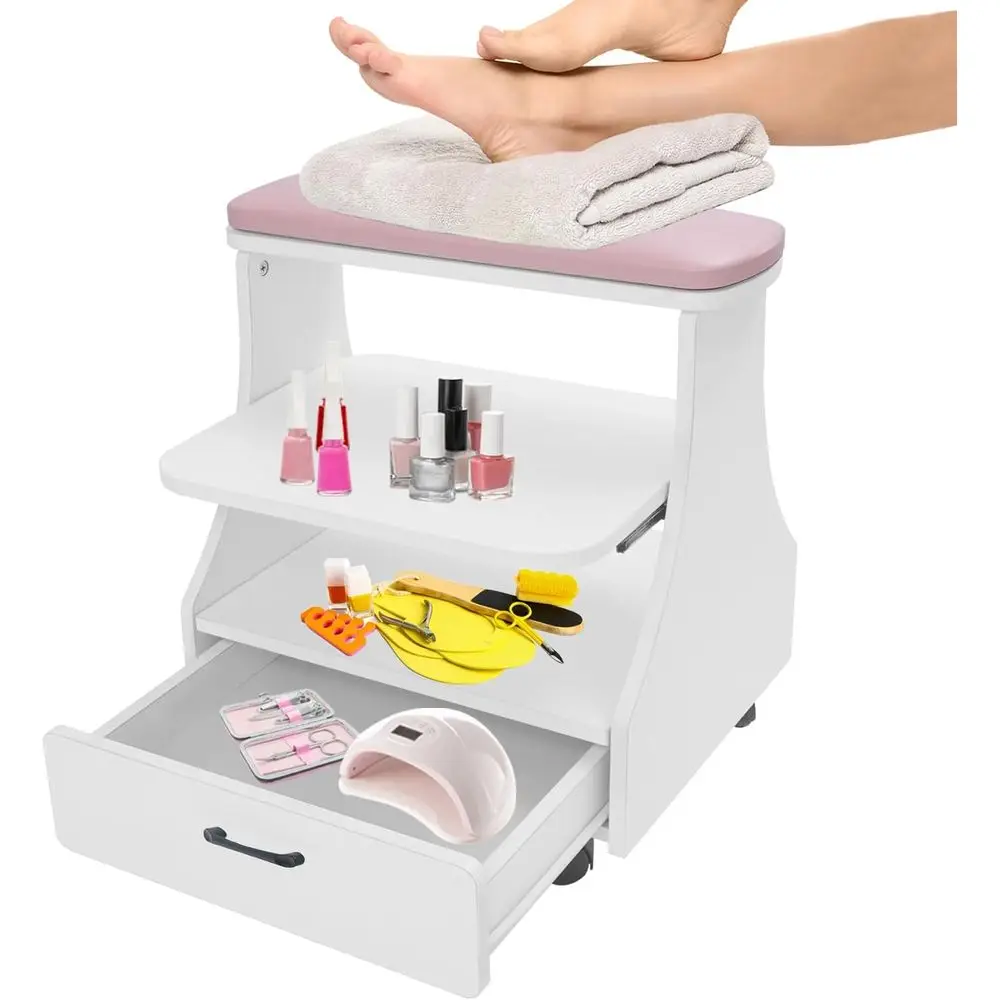 

Переносная подставка для педикюра на колесиках, табурет, тележка для ванночек для ног, спа-тележка, подставка для маникюра, мебель для салонов красоты