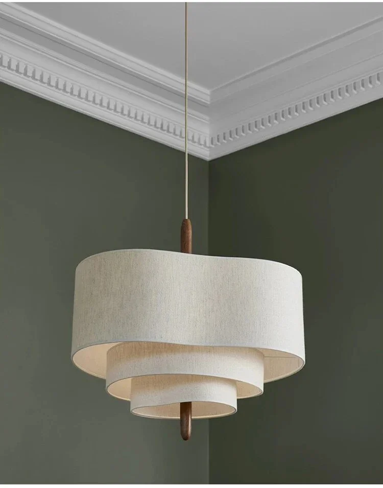 Lampu gantung Margin desainer Cina lampu kain linen dekorasi Boho ruang  tamu kamar tidur restoran hotel lampu loteng - AliExpress 39