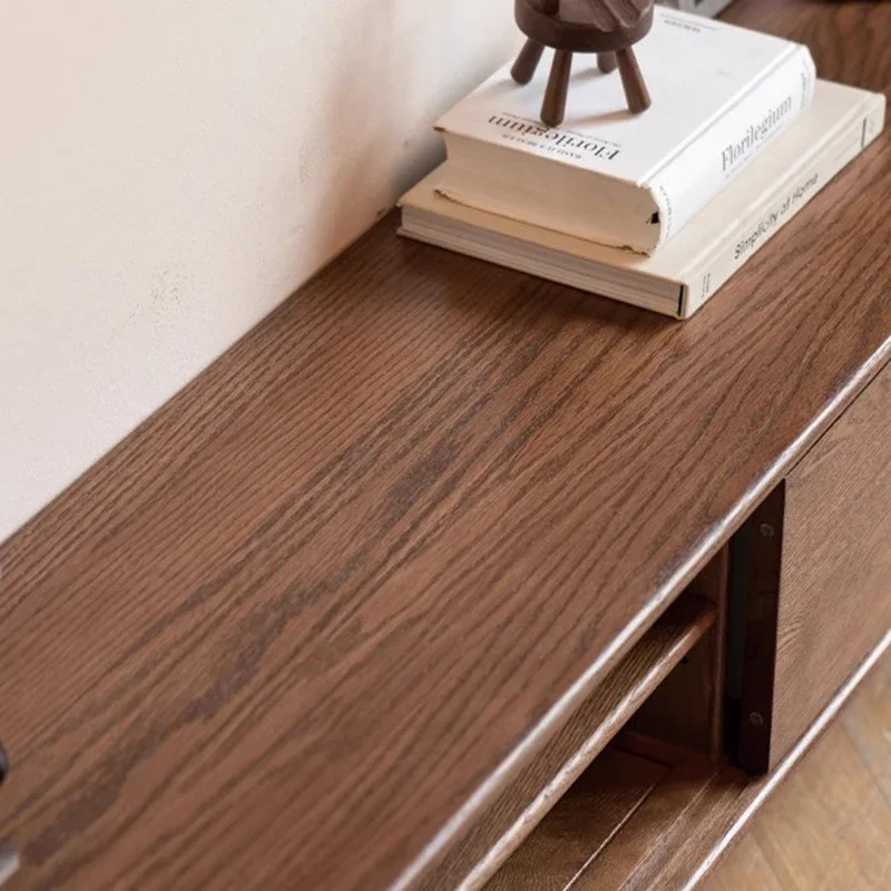 Wood Luxury Living Room Tv Cabinet Stand Supports Tv Cabinet Media Console Muebles Para El Hogar Mid Century Modern Furniture image 5