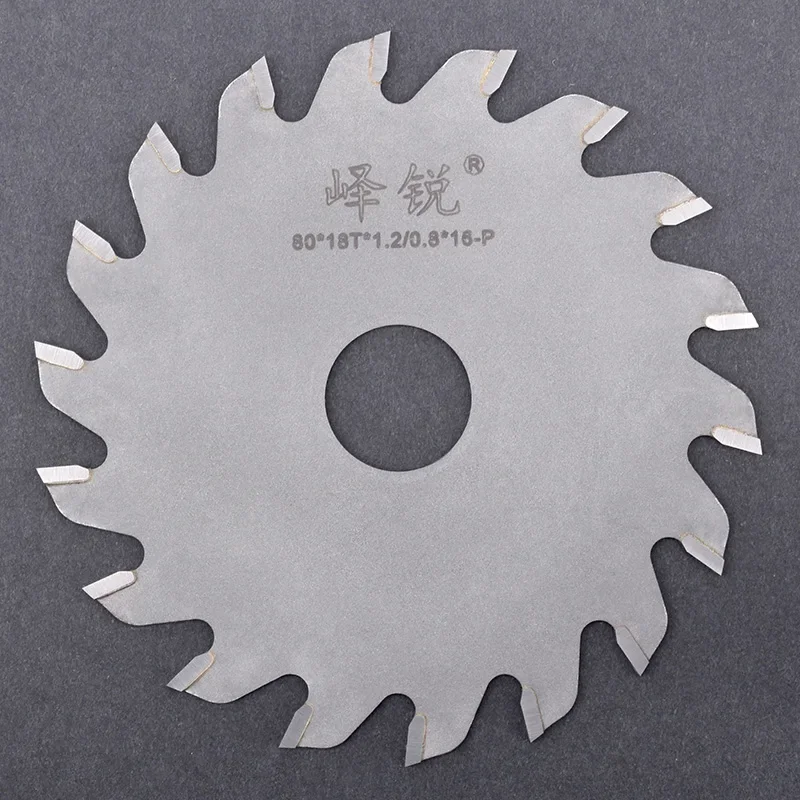 80mm Carbide Saw Blade 3 Inch Woodworking Cutting Piece Saw Blade 16 T-tooth Ultra-thin Saw Blades for Cutting Thick Plates