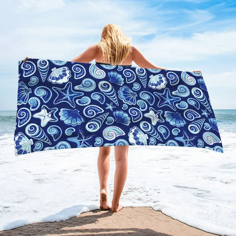 Sea Star Oversized Beach Towel Extra Large Big Pool Swim Travel Soft Towels Blanket Bulk for Adult Men Boys Teen Sports Lover