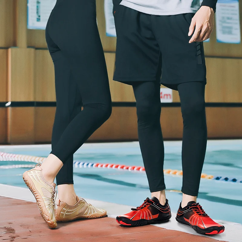 Zapatos de natación al aire libre para hombres y mujeres, sandalias de playa descalzas, zapatos deportivos antideslizantes para río y mar, aguas arriba, secado rápido