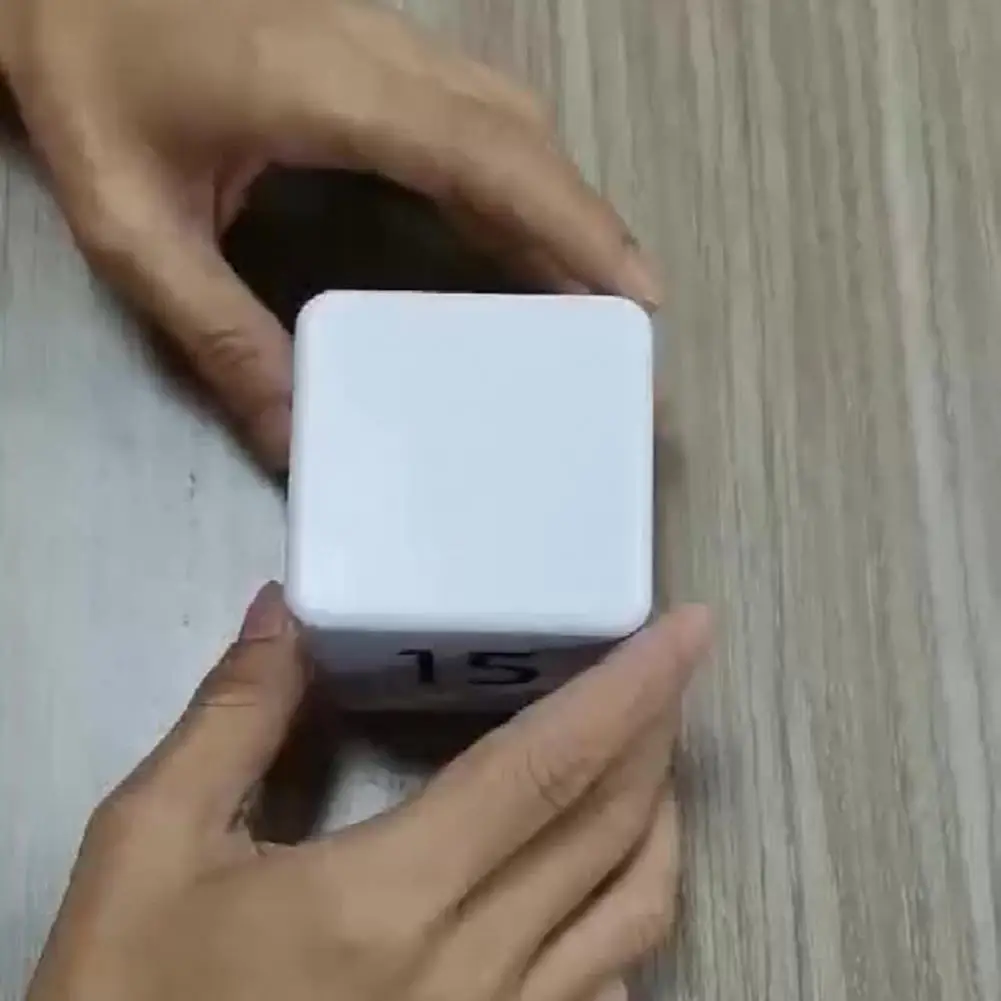 

Practical Cooking Alarm Sensor Reusable Clock Timer Cube Digital Clock Alarm for Work Timer