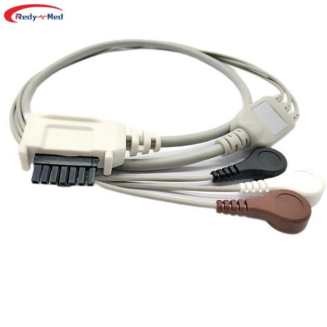 Compatible Northeast DR200/HE and DR300 3 lead Holter Cables