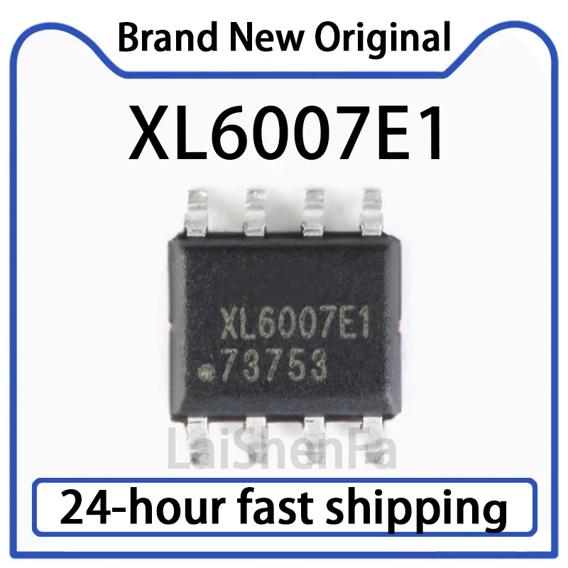 10PCS XL6007E1 SOP-8 2A 60V 400kHz Boost DC Power Converter Chip Original in Stock