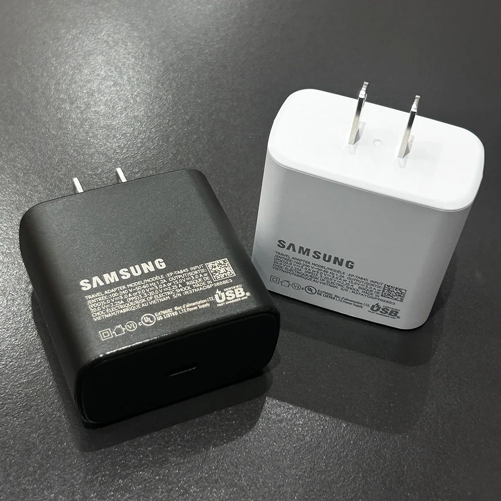 45W Super Fast Charger  For Samsung Galaxy S25 S24 Ultra Plus S23 S22 A55 A15 Fold FLip 6 5 US Adapter 1.8M Type C Cable