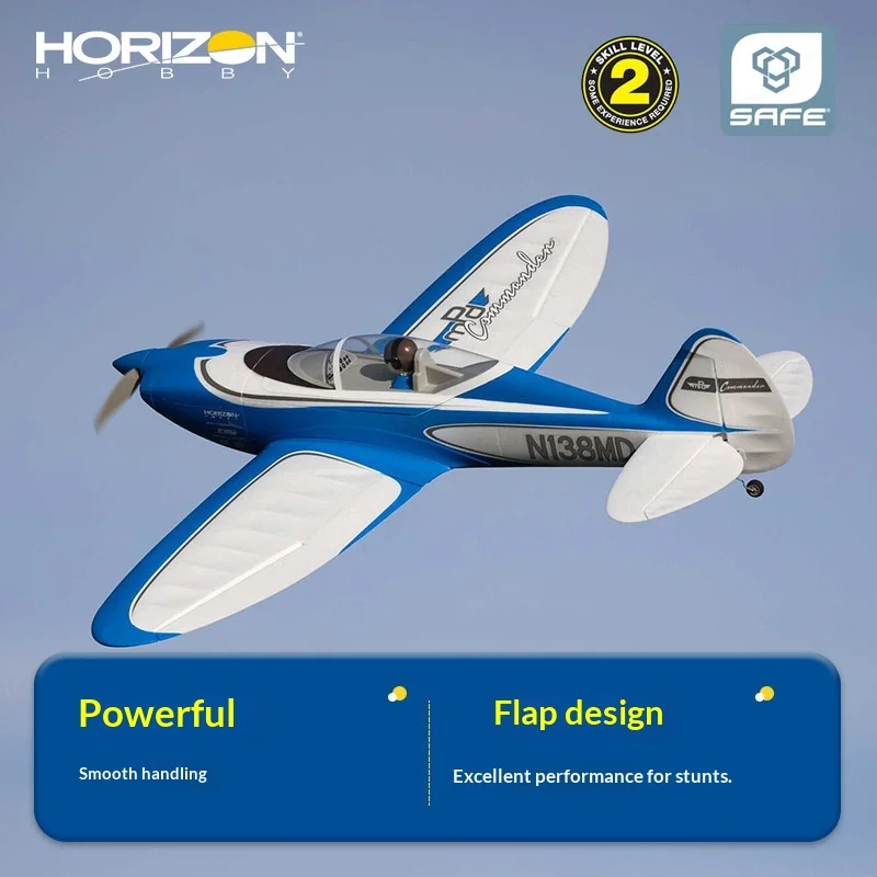 

Horizon Hobby Commander 1.4m RC Fixed Wing Airplane Realistic Stunt With Flap Design Powerful Motor SAFE System For RC Hobbyists