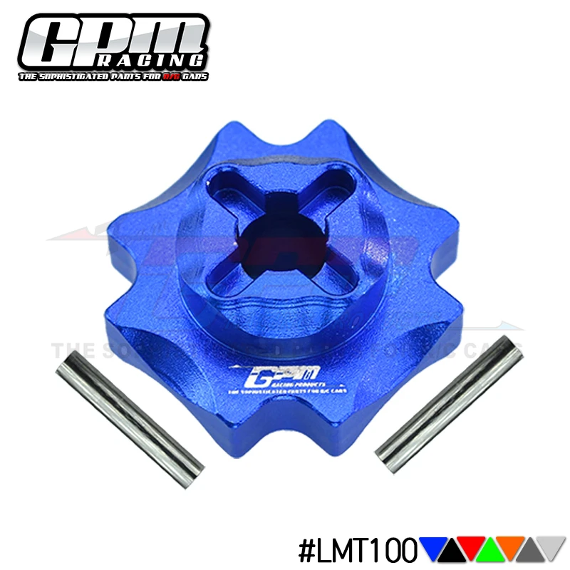 

GPM Aluminum Center Differential Outputs For LOSI 1/8 LMT Solid Axle LOS242035