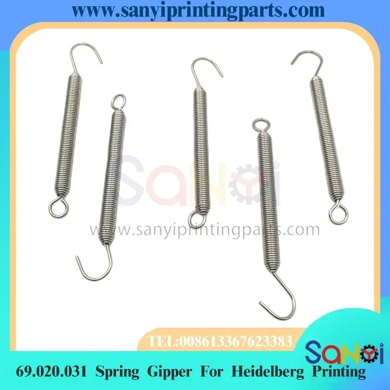 5 PCS Heidelberg Spring Gipper 69.020.031 For GTO52 Printing Machine Parts