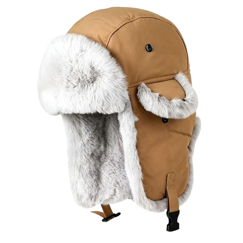  Soft Trapper Hat with Reinforced Stitching and Warm Plush Lining for Cold Day