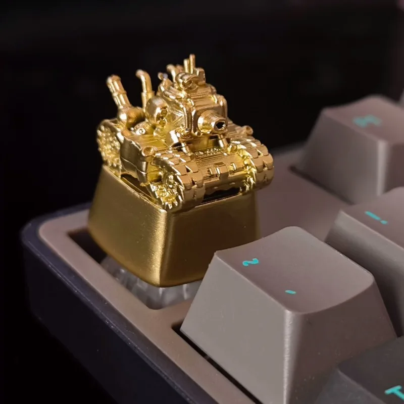 

Tank Keycap 3D Resin Artisan Keyboard Caps Custom Handmade Gaming Keycaps for Mechanical Keyboard Accessories Gift Mx Switch