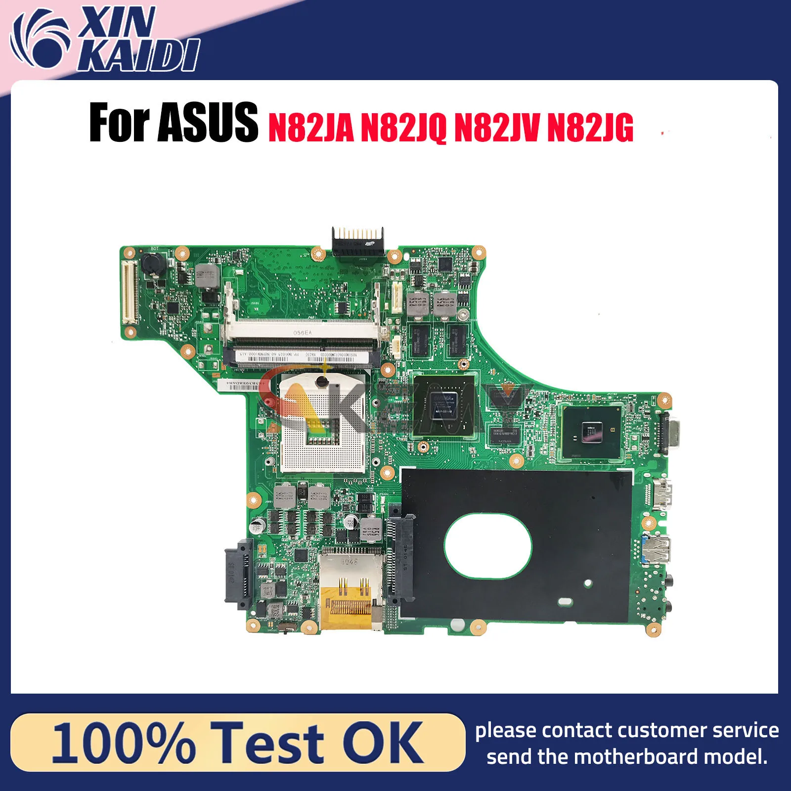 

N82JQ Материнская плата для ноутбука ASUS Vivobook N82JQ N82JV N82JG N82JA N82J Материнская плата для ноутбука в наличии 100% тестирование ОК быстрая доставка