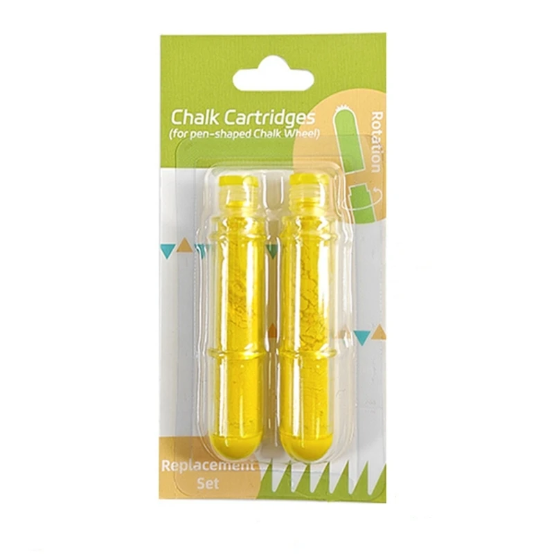 Pen-shaped Tailor Chalk Erasable Fabric Chalk Convenient Chalk Wheel Fabric Marker Pen for DIY Sewings Enthusiasts