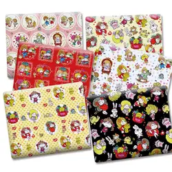 Cartoon DIY handmade sewing patchwork quilting baby dress home sheet 140cm printed sewing kids fabric