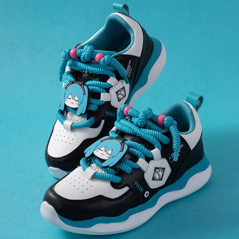 

Kawaii Hatsune Miku Low Top Sneakers Cute Cartoon Men's and Women's Anime Peripheral Versatile Casual Shoes Festival Gift