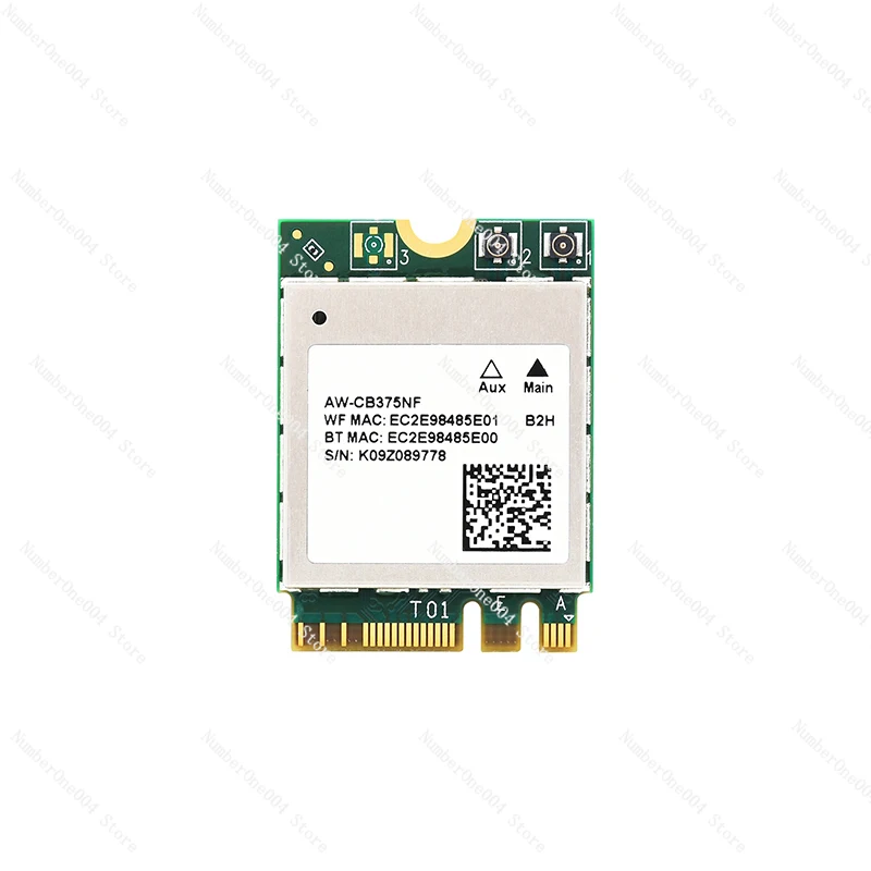 بطاقة واجهة الشبكة اللاسلكية ثنائية النطاق AW-CB375NF بلوتوث 5.0 يمكن توصيلها بـ NVIDIA NX/Orin Nano/الهاتف المحمول