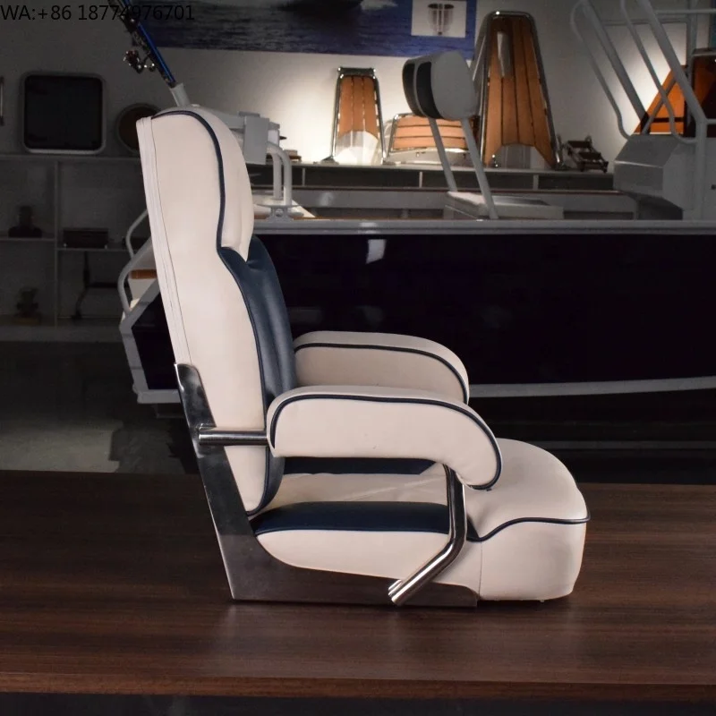 

Marine Pontoon Boat Helm Seat Luxury Captain High Back Boat Seats