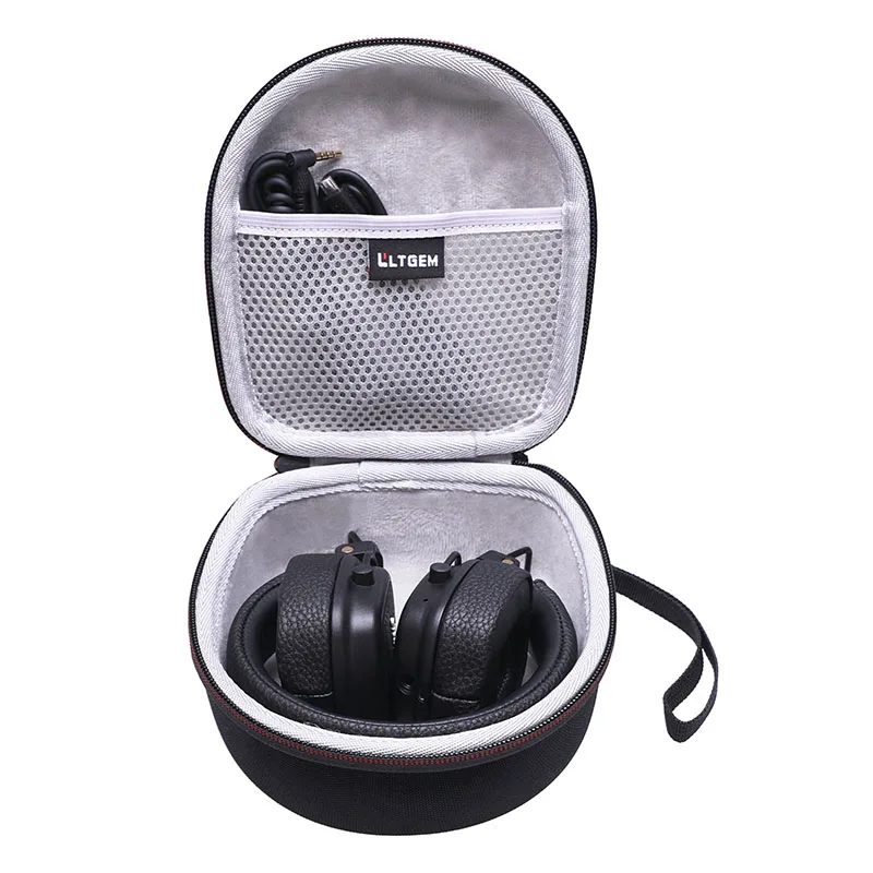 LTGEM EVA Hard Case for Marshall Major III/IV Bluetooth Headphone Foldable Wired On Ear Headset Travel Carrying Storage Bag