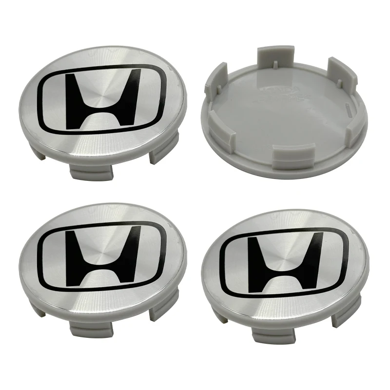 4pcs 58mm 62mm 69mm Hub Caps Car Wheel Center Caps For Honda Fit Jazz GK5 Civic Type-R CRV Pilot Accord Insight Spirior City HRV view 5