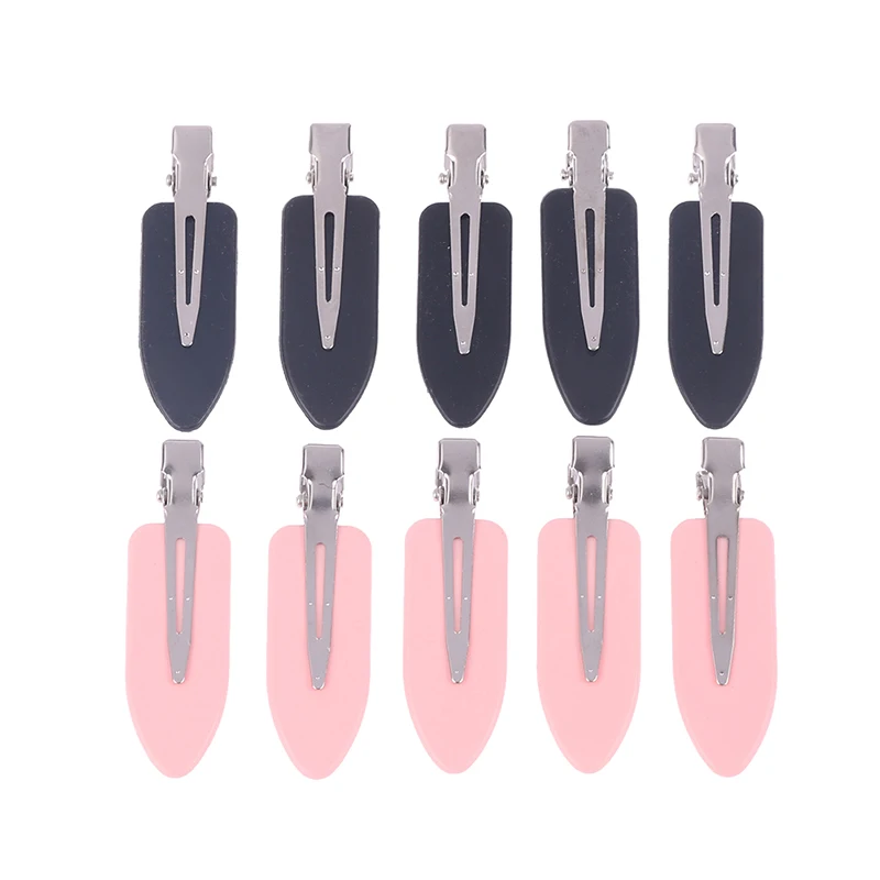 10pcs/set No Bend Seamless Hair Clips Makeup Clip Washing Face Accessories Seamless Barrettes Salon Styling Fixed Accessories