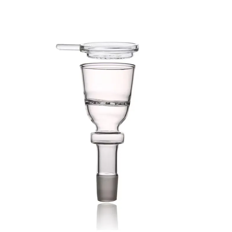 1 Pc 24mm Heat Resistant Big Capacity Thick Glass Flavor Bowl for Hookah Shisha Narguile Smoking Accessory Joint Hookah Head