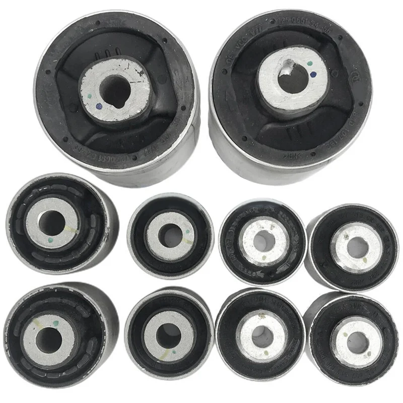 10Pcs for Audi Q5 Front Upper and Lower Control Arm Bushings Kit 4H0407515 8K0 4G0407515 8K0407183F 4E0407181B