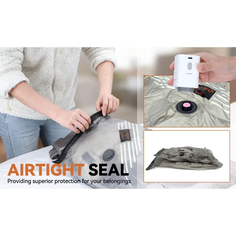 Travel Vacuum Compression Bag Storage Bag Clothes Packing Clothes Extraction Sealed Bag