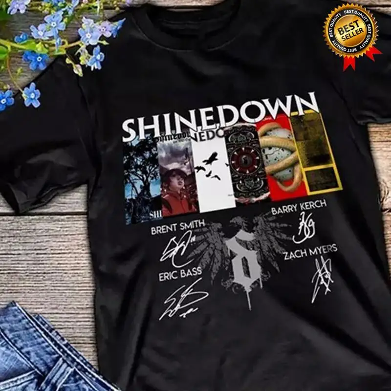 Редкая черная футболка Shinedown Band For Fans S 5XL