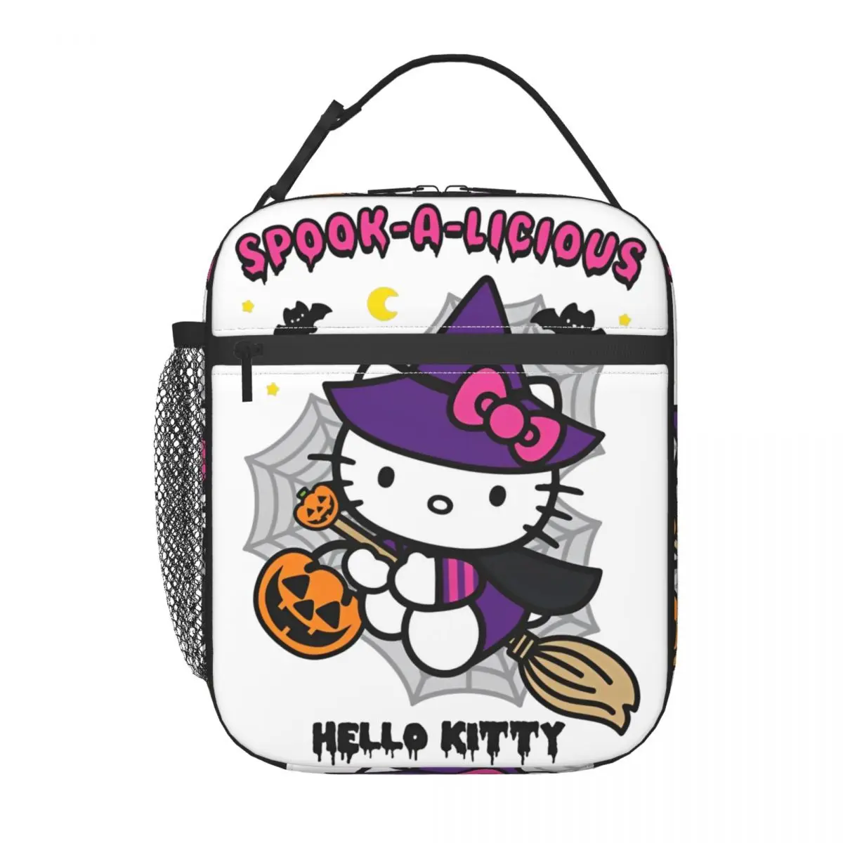 

Hello Kitty Sanrio Хэллоуин термоизолированная сумка для обеда для школы портативная сумка для еды термохолодильник ланч-боксы