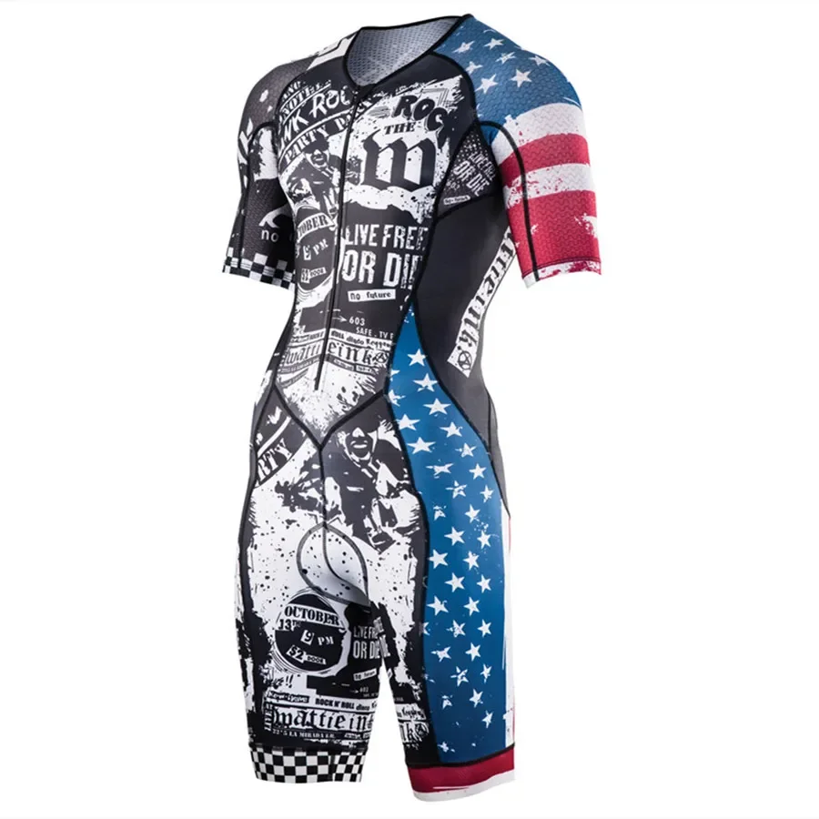 

Велосипедный комбинезон Wattie Ink Triathlon с коротким рукавом, мужской велосипедный костюм, горный костюм, шоссейный скоростной костюм, цельный купальник