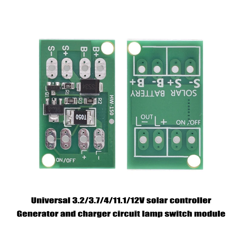 1Pc Automatic Solar Panel LED Lamp Control Switch Battery Charger Charging Controller Module