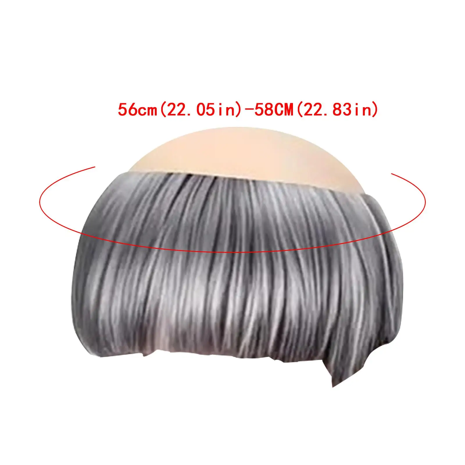 Halloween Bald Monk Wig Supplies Men Costume Accessory for Stage Performance