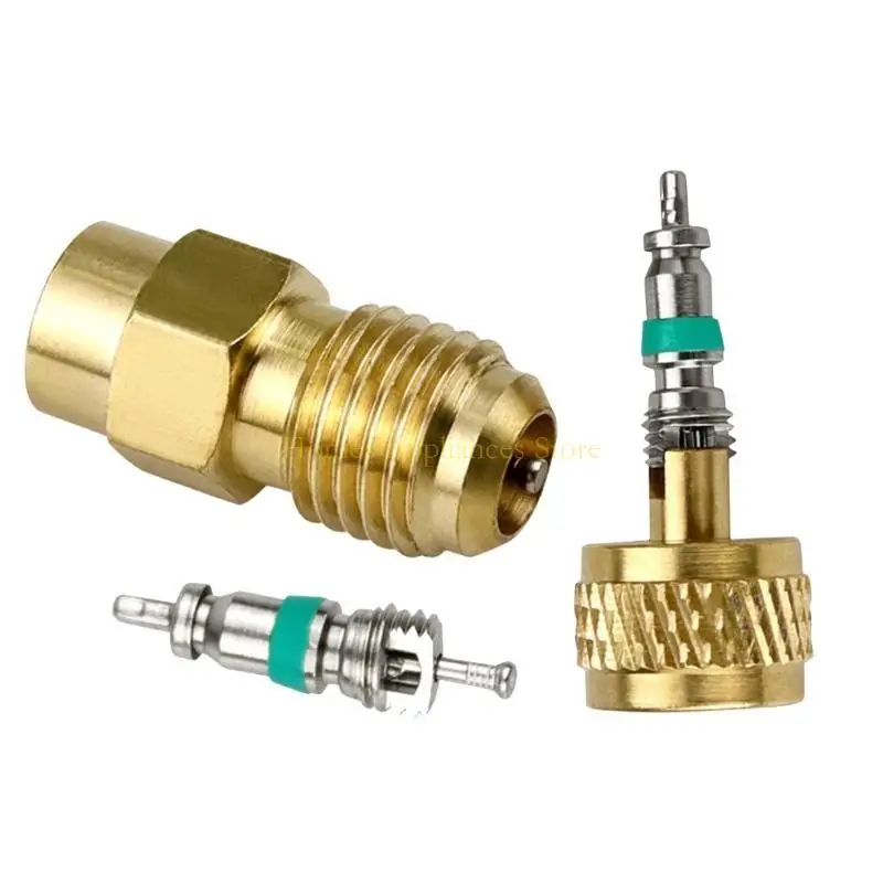 D0AB Condizionatore d Adattatore Adattatore Valvole refrigerazione Brass Connettore Adattatore