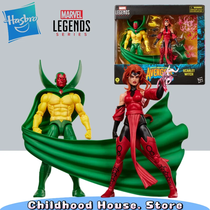 Nuevo juguete de Hasbro, serie Marvel Legends, escala 1/12, figura de acción de 6 pulgadas, modelo de Vision y la Bruja Escarlata, colección de figuras, regalo.