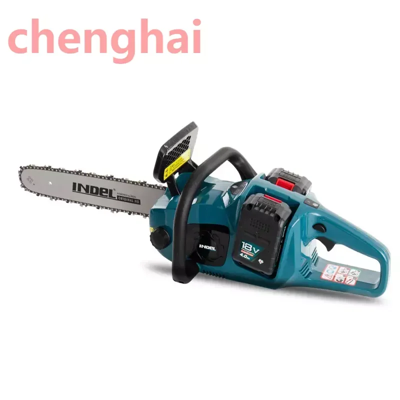 INDEL 16Inch  2 Battery Hand Chain Saw Machine Price  Electric Cordless Mini Lithium Chainsaw