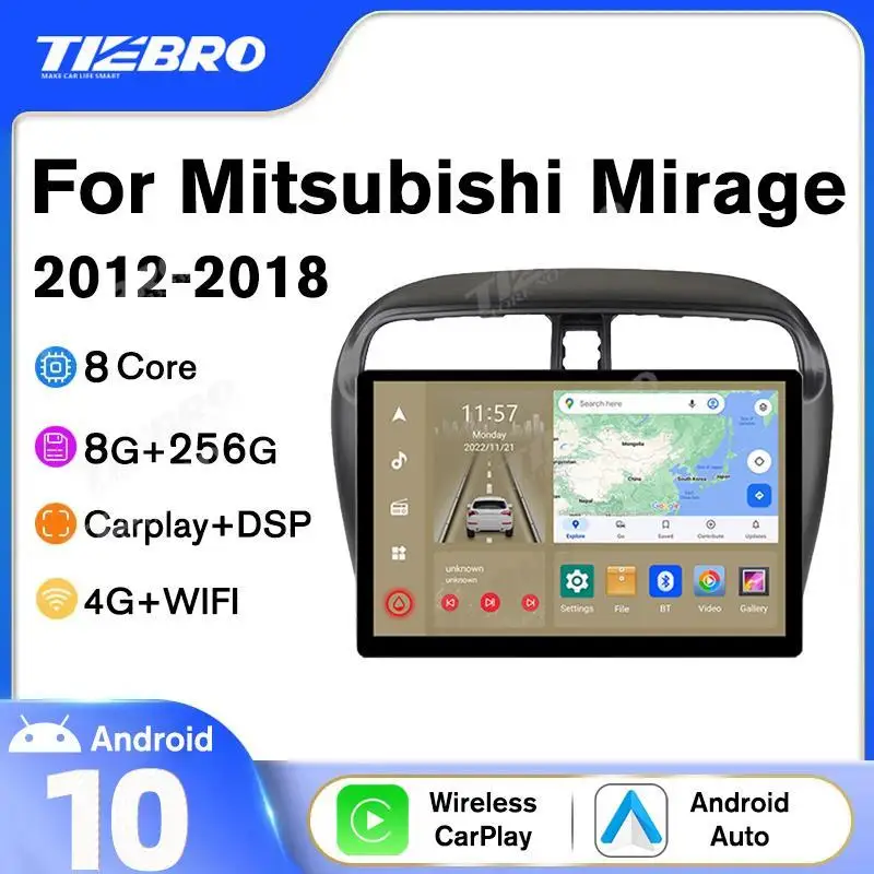 

Автомобильный радиоприемник 13 дюймов для Mitsubishi Mirage Attrage 2012-2018 GPS-навигация 1920*1200 2K сенсорный экран автомобильное радио DSP стерео приемник