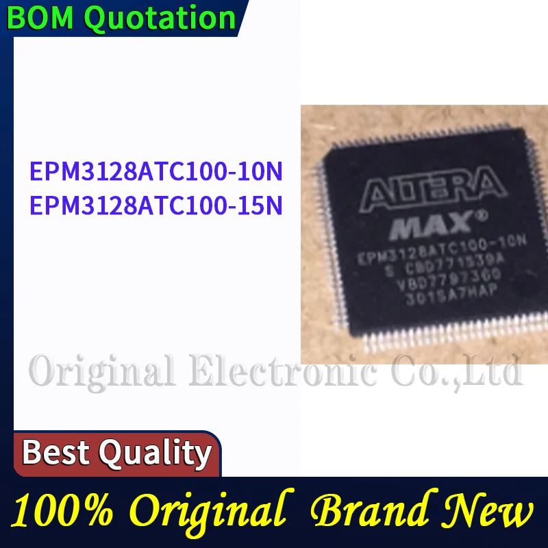 10pcs/lot EPM3128ATC100-10N EPM3128ATC100-15N plastic casing Original  In stock High quality