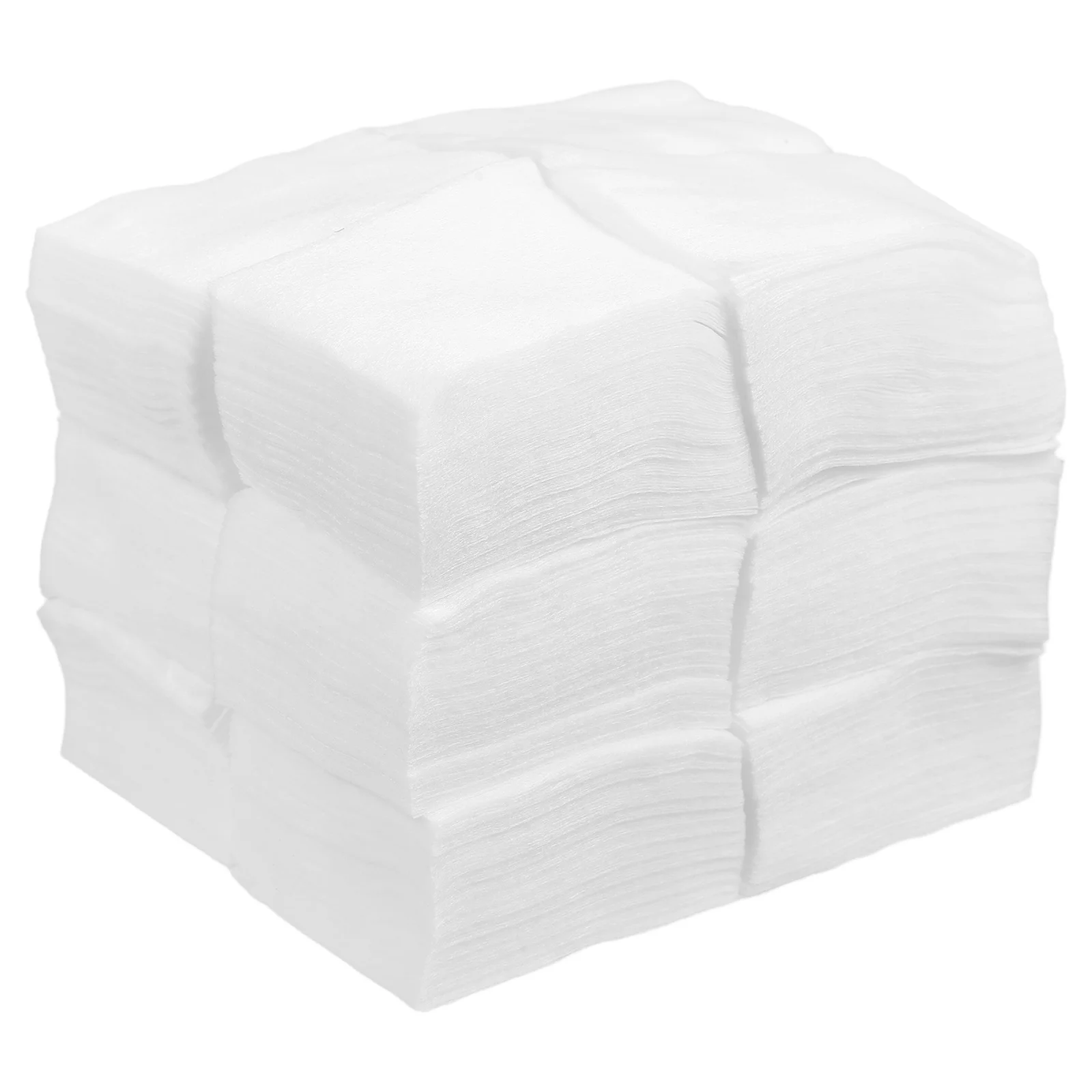 1200 قطعة منصات قطنية الوجه غير المنسوجة النسيج مزدوجة الجانب ماصة مزيل ماكياج منصات الوجه الحبر مناديل ماكياج العين المطهر #1