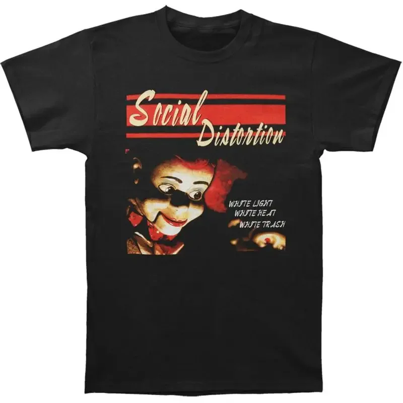 Authentic SOCIAL DISTORTION White Trash Album Art T Shirt S NEW