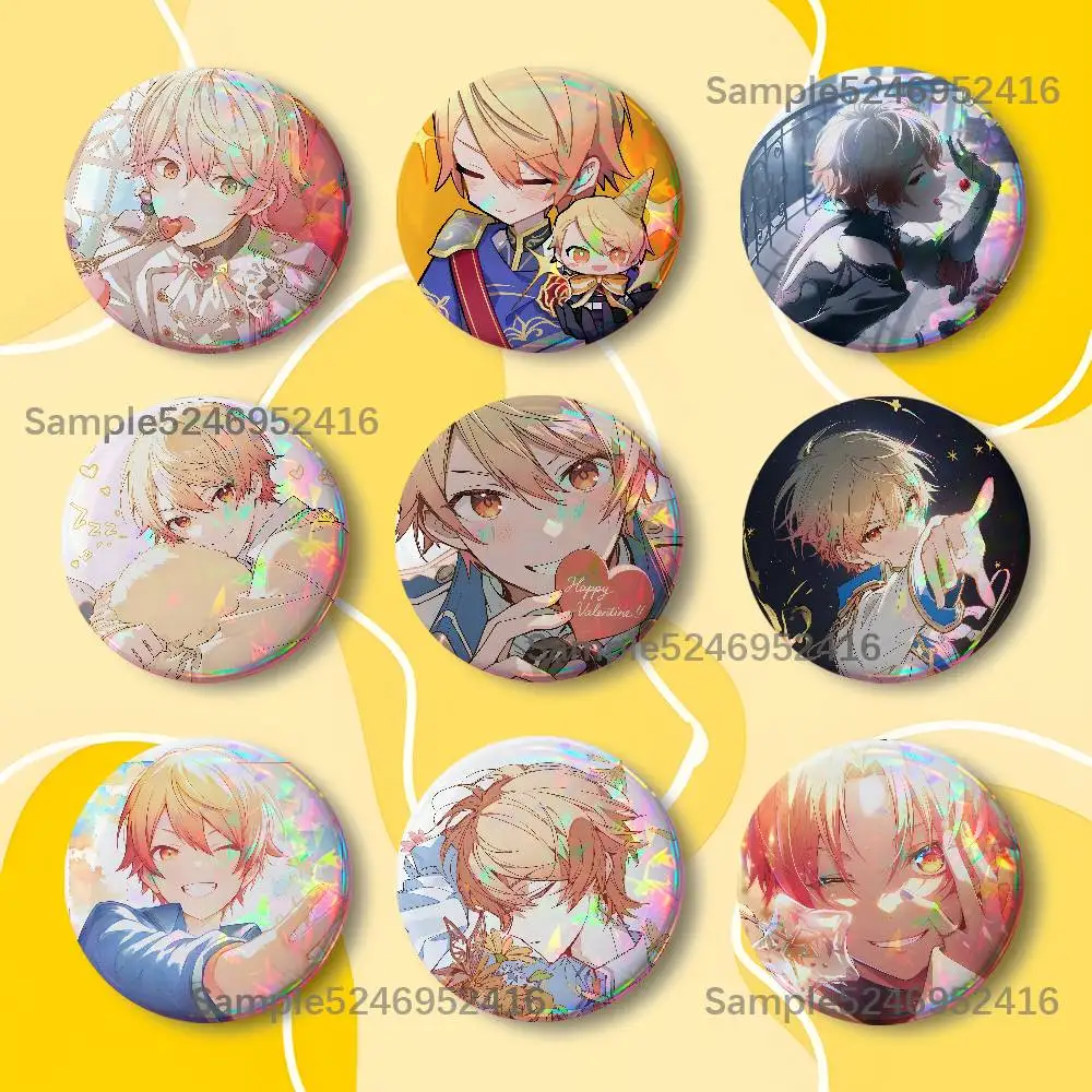 T-Tenma Tsukasa Project SEKAI Badge Handmade Button Brooch for Backpack Hat Shirt Accessories Gifts