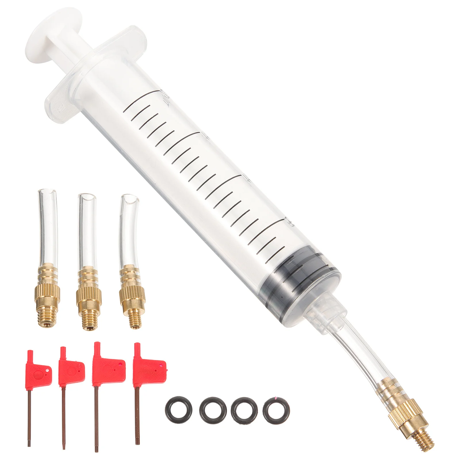 

Bicycle Brake Repair Tool Portable Bleed Set Precise Oil Injection Easy to Use Durable Structure Simple Maintenance Beginner