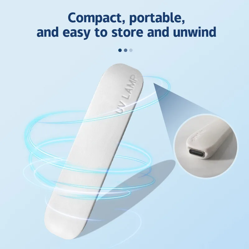 5 pçs profissional uv lâmpada do prego máquina de terapia de luz portátil interface usb secador de unhas uso doméstico manicure pedicure salão ferramenta